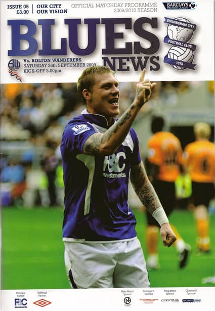 Birmingham City FC v Bolton Wanderers FC